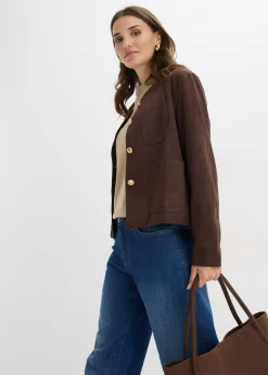 Veste en suédine