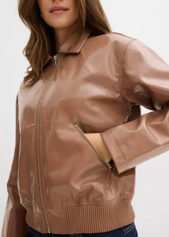 Veste enduite courte