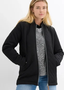 Veste longue matelassée