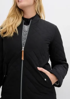 Veste longue matelassée