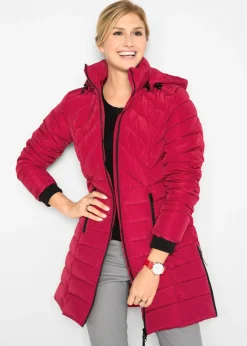 Veste longue matelassée, rembourrée