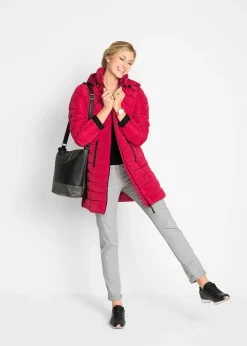 Veste longue matelassée, rembourrée