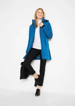 Veste longue matelassée, rembourrée