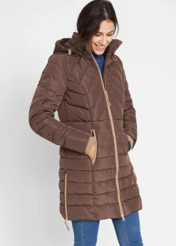Veste longue matelassée, rembourrée