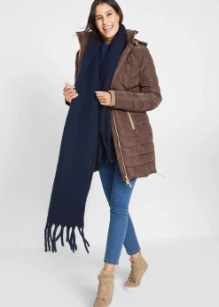 Veste longue matelassée, rembourrée