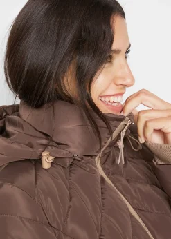 Veste longue matelassée, rembourrée