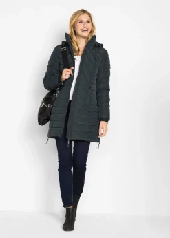 Veste longue matelassée, rembourrée
