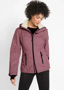 Veste outdoor fonctionnelle avec intérieur polaire peluche, imperméable