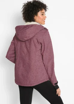 Veste outdoor fonctionnelle avec intérieur polaire peluche, imperméable