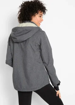 Veste outdoor fonctionnelle avec intérieur polaire peluche, imperméable