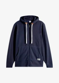 Veste polaire à capuche et poches plaquées