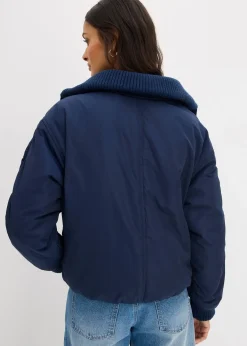 Veste rembourrée à finitions côtelées
