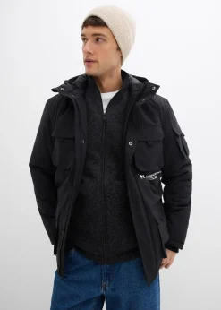 Veste rembourrée avec capuche et nombreuses poches