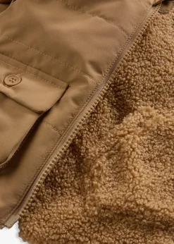 Veste réversible à capuche pour bébé