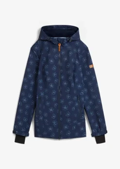 Veste softshell à motif floral, imperméable