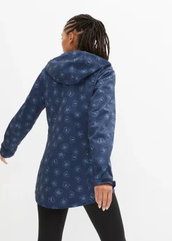 Veste softshell à motif floral, imperméable
