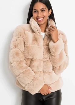 Veste zippée en peluche