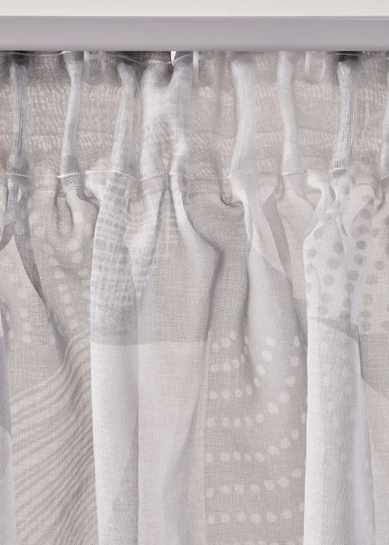 Voilage imprimé (1 pce) avec polyester recyclé